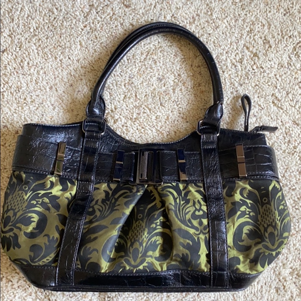 Imoshion Green and Black Handbag